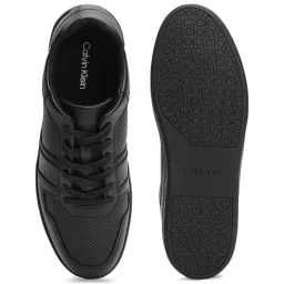 Calvin Klein Jeans Men's Triple Black Casual Sneakers image 3