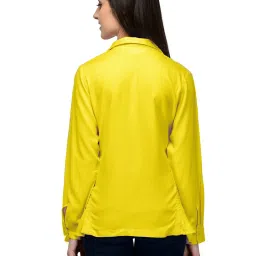 PATRORNA Yellow Regular Fit Shirt image 3
