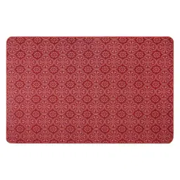 Saral Home Red Cotton Carpet - Set of 1 image 2
