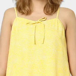 Only Yellow Printed Shift Dress image 4