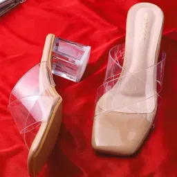 Trase Women's Beige Cross Strap Sandals-picture-33