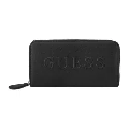 Guess Black Haddington Zip Around Wallet image 1