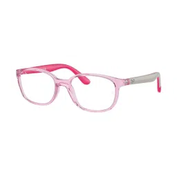 ray-ban kids Ray-Ban Pink Rectangular Eye Frames for Kids image 1
