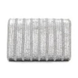 Tarini Nirula Silver Camellia Embellished Small Clutch image 2