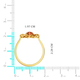 Joyalukkas 22Kt Gold Astral Starburst Finger Ring - 2.708 g image 3