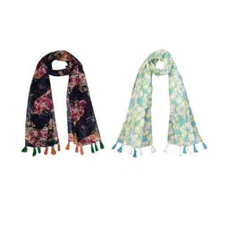 StoleVilla Floral Chiffon Stoles-picture-24
