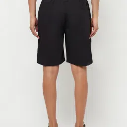 Crimsoune Club Men Black Solid Lounge Shorts image 2