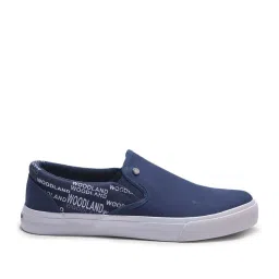 Woodland Men's Navy Casual Plimsolls image 2