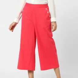 Vero Moda Pink Regular Fit Culottes image 1