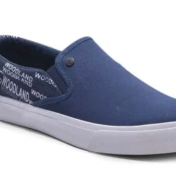 Woodland Men's Navy Casual Plimsolls image 4