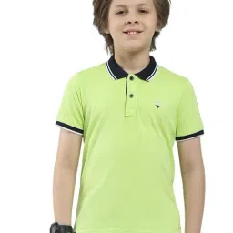 Monte Carlo Boys Green Cotton T-Shirt-picture-11