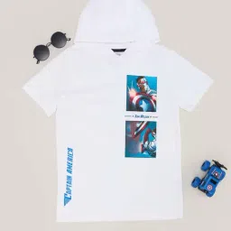Pantaloons Junior Boys Bright White T-Shirts-picture-46