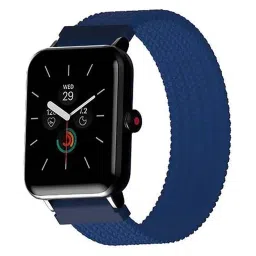 Noise 22 mm Woven Nylon Smartwatch Strap - XS Size (Royal Blue) image 2