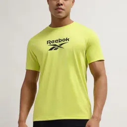 Reebok Green Regular Fit Printed Sports T-Shirt-picture-24