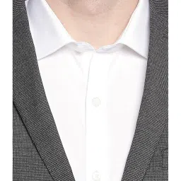 Basics Dark Grey Comfort Fit Blazer image 4