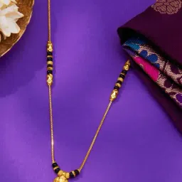 P.N.Gadgil Jewellers 22KT (916) BSI Hallmarked Yellow Gold Wati Serenity Mangalsutra-picture-24