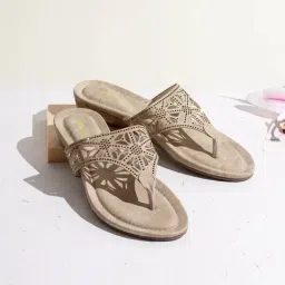 Inc.5 Women's Beige Thong Sandals-image-93