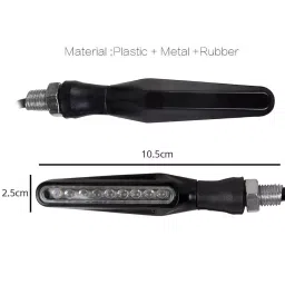 Cartronics Sleek Pencil Type Yellow LED Indicator for Mahindra Mojo(Pack of 4 Pcs) image 2