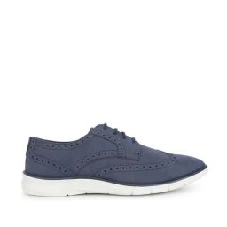 Yoho Men's Navy Brogue Shoes-picture-48
