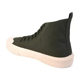 Styli Men's Olive Ankle High Sneakers image 5