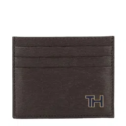 Tommy Hilfiger Brown Solid Card Holder image 1