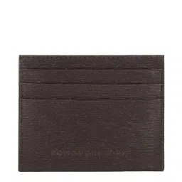 Tommy Hilfiger Brown Solid Card Holder image 3
