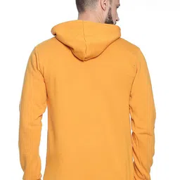 Campus Sutra Men Printed Hooded Sweatshirt image 3