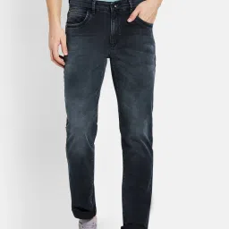 Octave Blue Cotton Regular Fit Jeans image 1