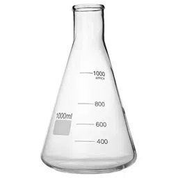 GENERIC Conical Flask Transparent Borosilicate Glass 1 L Capacity, CF1000-picture-48