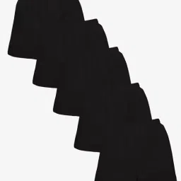 Kiddopanti Black Regular Shorts Skorts5 Cycling Shorts-picture-34