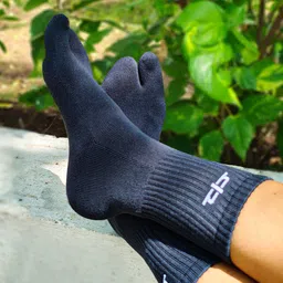 Heelium Women Pack of 2 Bamboo Super Soft & Odour-Free Breathable Toe-Calf Length Socks image 2