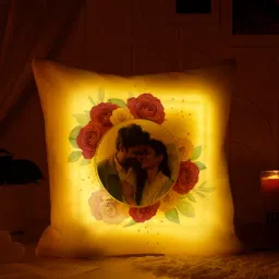 Happy Anniversary Personalized LED Cushion image 2