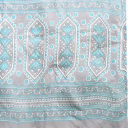 SHANVIKA Floral Printed Pure Cotton Block Print Saree image 5