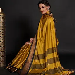 A S CREATION Woven Design Zari Pure Silk Kanjeevaram Saree image 2