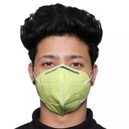 Oriley N95 5 Layer Disposable Face Mask with Nose Pin and Earloop Spring Green-picture-13