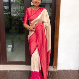 BerMondsey Woven Design Zari Banarasi Saree-picture-22