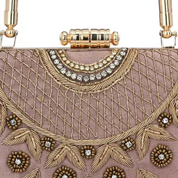 FOR THE BEAUTIFUL YOU Embellished Box Clutch image 4