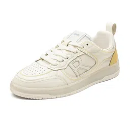 RARE RABBIT Men Solid Leather Regular Everyday Sneakers-image-1