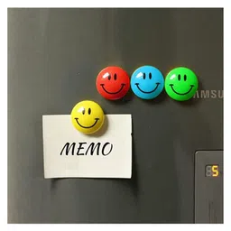 Kunya Colorful Clear Refrigerator Magnets Board Pinup Fridge Magnet 10 pc - Multicolour image 4