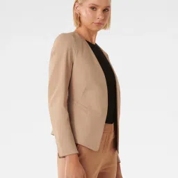 Forever New Beige Regular Fit Blazer image 3
