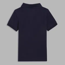 GANT Navy Solid Polo T-shirt image 2
