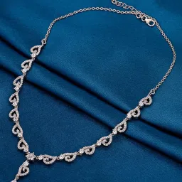 GIVA 925 Sterling Silver Necklace for Women image 1