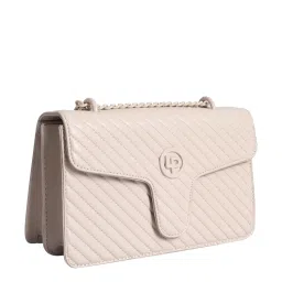 Lino Perros White Textured Small Sling Handbag image 5