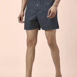 Ajile by Pantaloons Navy Cotton Regular Fit Printed Boxers image 3