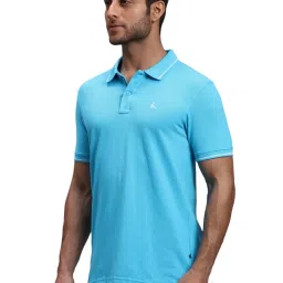 Parx Blue Regular Fit Polo T-Shirt image 3