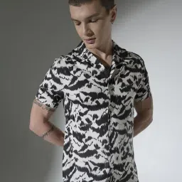 Hubberholme Multicolored Boxy Fit Printed Shirt image 1