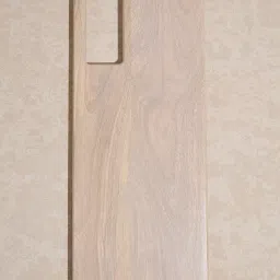 Westside Home Beige Text Design Wooden Chopper image 1