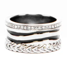 Roberto Cavalli Silver RC Zebra Band - Set of 2 image 3