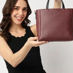 Fastrack Life Edit Cherry Textured Small Satchel image 1