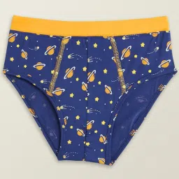 XY Life Kids Purple & Blak Printed Breifs (Pack of 3) image 2